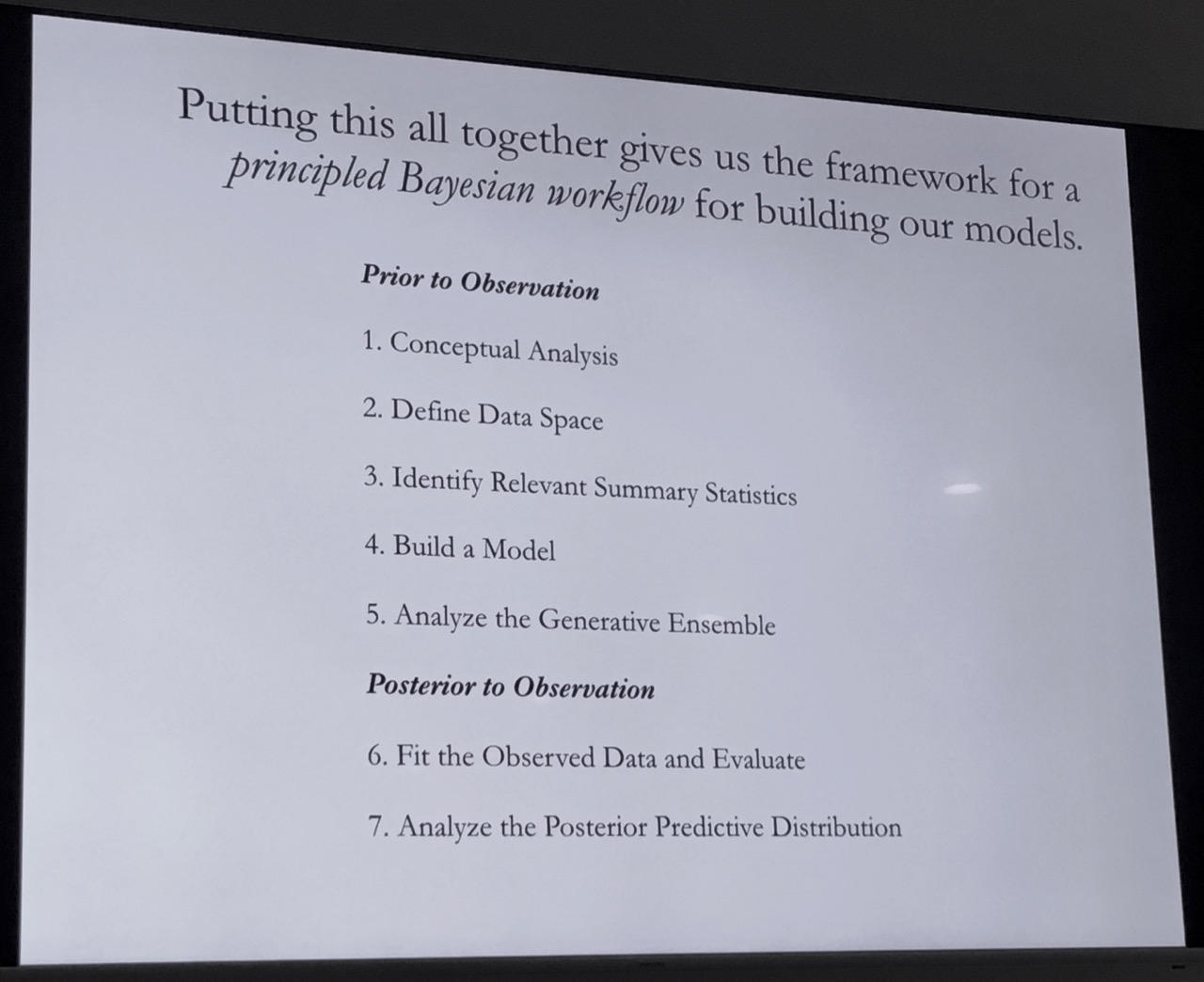 Principled Bayesian Workflow